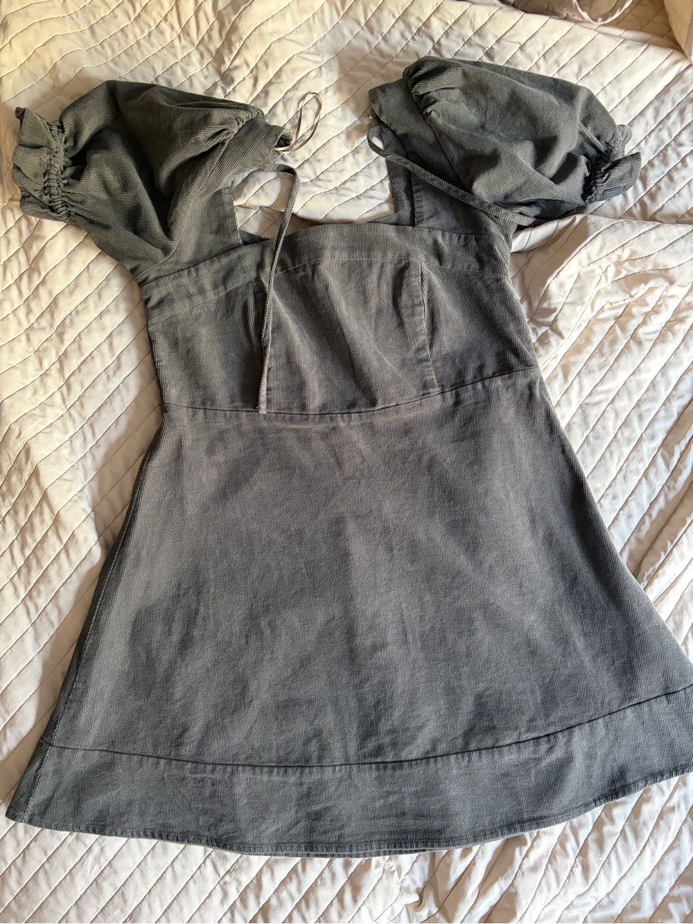 Rylee + Cru Corduroy A-line Mini Dress